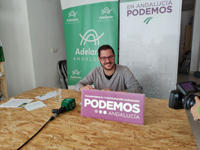 Noticia de Almería 24h: Diego Crespo (Podemos): Los 50 días del Gobierno Andaluz han puesto a Andalucía al servicio de las empresas privadas