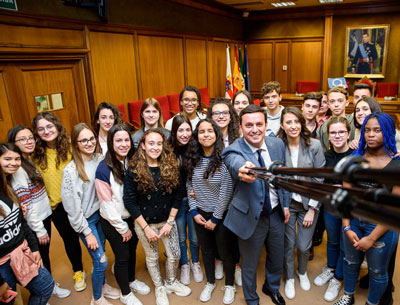 Diputacin forma al alumnado del IES Sabinar en materia de Movilidad Europea