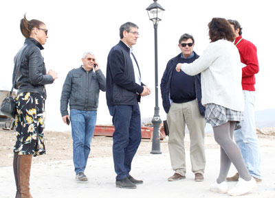 El Ministro de Cultura se interesa por las excavaciones del Cerro de Montecristo