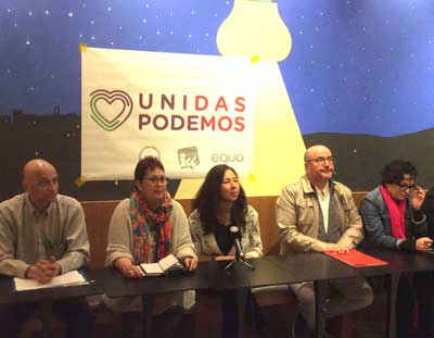 Noticia de Almería 24h: Unidas Podemos presenta a los medios de comunicación su candidatura para las Elecciones Generales del 28 de abril