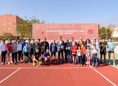 Noticia de Almería 24h: La Delegación Provincial reconoce el apoyo del Ayuntamiento en la promoción del tenis