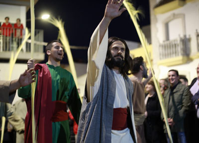 Noticia de Almería 24h: La Representación Viviente de la Pasión de Gádor reúne a miles de personas en el inicio de la Semana Santa