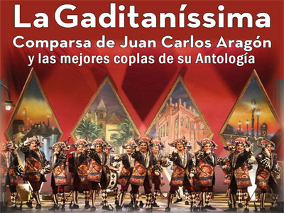 Noticia de Almería 24h: Tabernas recibe a La Gaditanissima, la comparsa de Juan Carlos Aragón