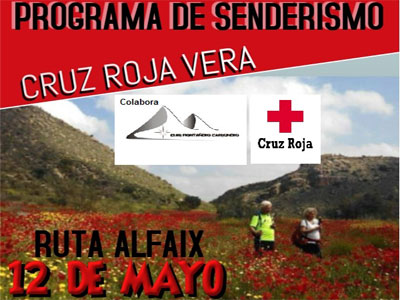Noticia de senderismo en Almería 24h: La Asamblea de la Cruz Roja Vera organiza una ruta de Senderismo en Alfaix (Los Gallardos)
