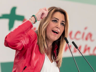 Noticia de Almería 24h: Susana Díaz denuncia que: Andalucía no tiene un gobierno libre ni un presidente autónomo porque siempre pasarán por el aro de la extrema derecha
