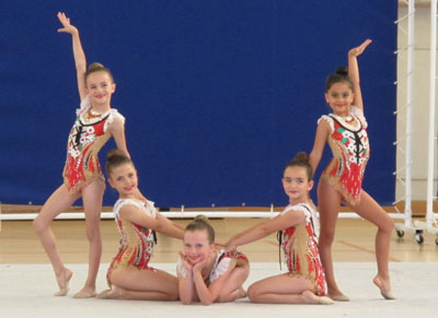 Clausura del Curso de la Escuela Municipal de Gimnasia Rtmica de Vera