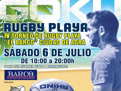 Más de un centenar de participantes disputarán el IV Torneo de Rugby Playa el próximo sábado