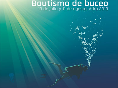 Bautismo de Buceo, una actividad de iniciación que da a conocer el fondo marino de la costa de Adra