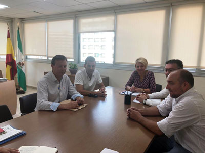 Noticia de Almería 24h: Primera reunión de trabajo del nuevo equipo de Gobierno de Berja con la delegada de Fomento de la Junta 