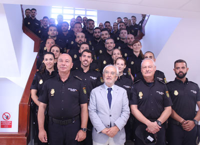La Polica Nacional incrementa su plantilla en Almera con 95 nuevos agentes