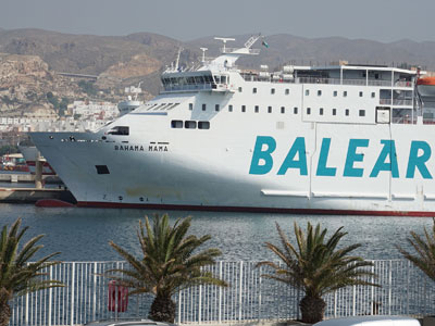 Noticia de Almera 24h: Baleria refuerza la lnea Almera-Nador con el ferri Bahama Mama, para la fase de retorno de la Operacin Paso del Estrecho