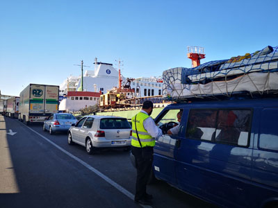 El Puerto de Almera ha marcado este fin de semana un nuevo rcord diario en la Operacin Paso del Estrecho 2019