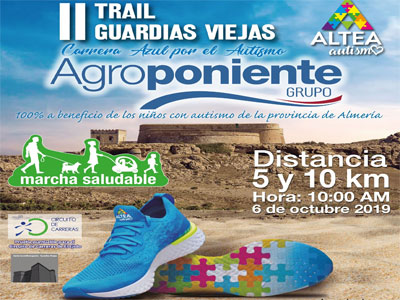 Noticia de Almera 24h: GRUPO AGROPONIENTE volver a ser el patrocinador principal del II Trail Guardias Viejas Carrera Azul por el Autismo, de la Asociacin Altea