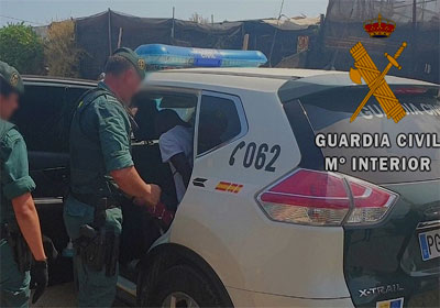 La Guardia Civil finaliza la investigacin sobre la agresin a un agricultor en Roquetas de Mar con la detencin del autor material de los hechos