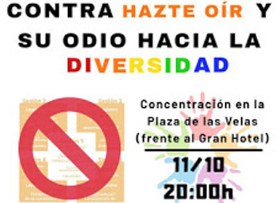 Noticia de Almera 24h: Colectivos sociales almerienses solicitan la Anulacin Inmediata del Evento de Hazteoir en Almera
