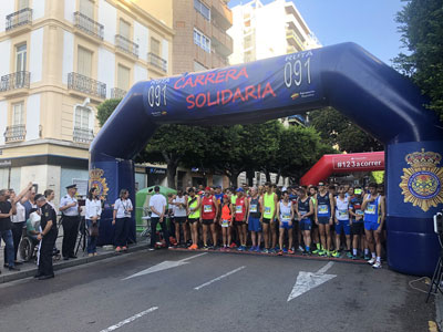 Noticia de Almera 24h: Ms de 500 corredores participan en la II Carrera Solidaria de la Polica Nacional Ruta 091