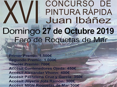 Noticia de Almera 24h: XVI edicin del Concurso de Pintura Rpida Juan Ibez