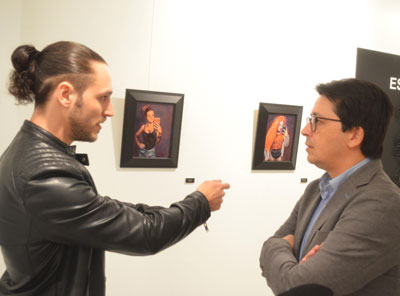 Noticia de Almera 24h: Galera Alfareros exhibe la pintura de Joaqun Berenguel en la serie EST@_SOY_YO