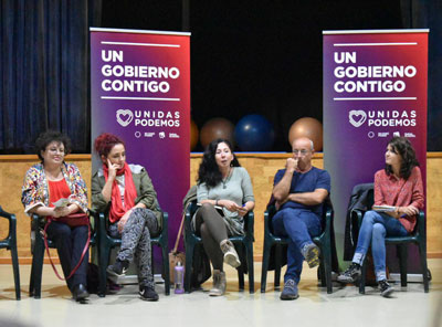 UNIDAS PODEMOS, visita a la Alpujarra almeriense