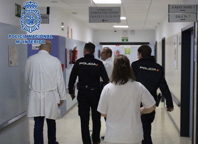 La Policía Nacional detiene a la agresora de una facultativa del hospital provincial Torrecárdenas