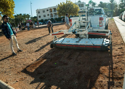 Noticia de Almera 24h: Buscan con un georradar de ltima generacin restos arqueolgicos romanos