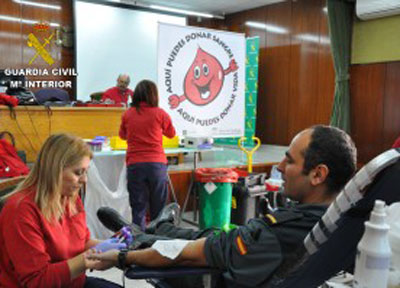Noticia de Almera 24h: Jornada de donacin de sangre en la Comandancia de la Guardia Civil de Almera 