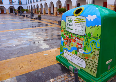Noticia de Almería 24h: Berja se une al reto de aumentar el reciclado de vidrio en diciembre y enero