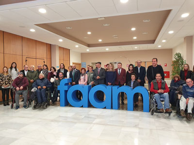 Paola Laynez reitera el compromiso del Ayuntamiento con la inclusin en el acto del Da de la Discapacidad de la FAAM