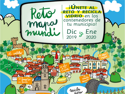 Noticia de Almería 24h: La iniciativa - Reto Mapamundi – impulsa a aumentar el reci-claje de envases de vidrio