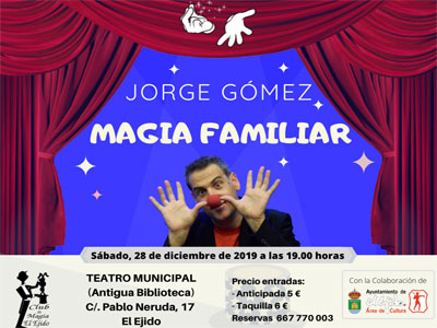 Noticia de Almería 24h: Gala de Magia Familiar en El Ejido