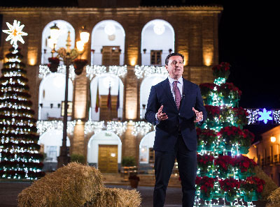 Noticia de Almería 24h: El presidente de Diputación felicita la Navidad a todos los almerienses desde Laujar de Andarax
