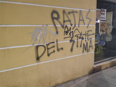 Noticia de Almería 24h: Se produce un acto vandálico en el local del espacio cultural La Resistencia