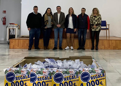 Noticia de Almería 24h: La Asociación de Comerciantes de Berja sortea los cuatro mil euros de la campaña de Navidad