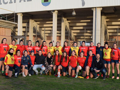 El Ejido recibe a la selección española absoluta de Rugby femeninopara un entrenamiento de cara al partido que disputará frente a Escocia