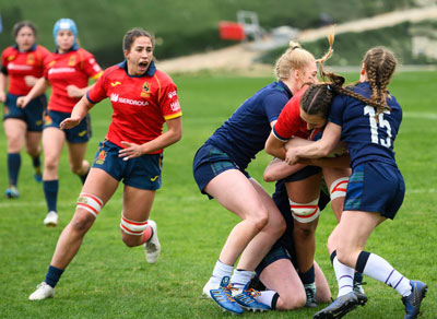 Noticia de Almera 24h: Almera arropa a Las Leonas y llena las gradas en su partido internacional de rugby contra Escocia