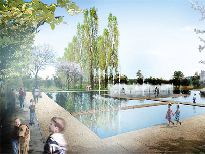 Noticia de Almera 24h: Ms de 600 rboles, amplias zonas verdes y singulares espacios ldicos dan forma al proyecto de la segunda fase del Parque de las Familias 