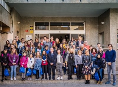 Recibimiento a 32 alumnos de intercambio del IES Aguadulce