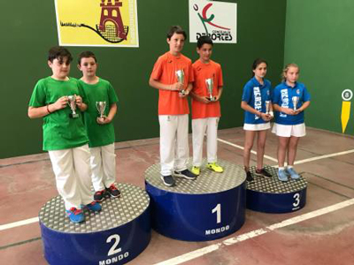 Noticia de Almera 24h: Almera queda campeona en alevn e infantil de Frontenis Preolmpico del I Circuito Andaluz