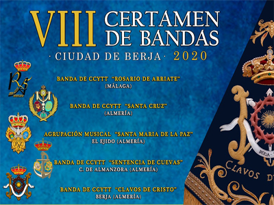 El colegio Andrés Manjón será el escenario del VIII Certamen de Bandas Ciudad de Berja este domingo