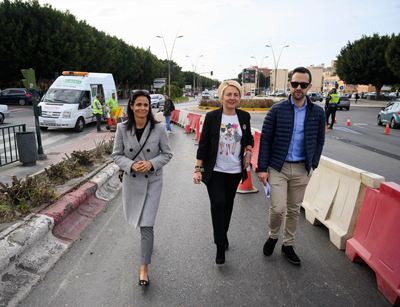 Noticia de Almera 24h: Comienzan las obras que darn continuidad al carril bici sobre el puente de la Avenida del Mediterrneo 