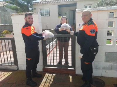 Noticia de Almería 24h: Protección Civil se moviliza ante el Covid-19 para ayudar a los más vulnerables