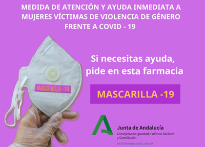 Las vctimas de violencia de gnero podrn solicitar ayuda en las ms de 300 farmacias almerienses con la clave Mascarilla 19