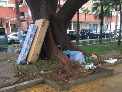 Noticia de Almería 24h: Podemos Almería busca solución para personas sin techo