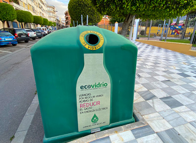 Noticia de Almería 24h: El reciclaje de vidrio en Berja aumenta un 21,68% en el último año