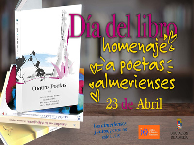 Las redes sociales de Diputacin se llenarn de poesa almeriense para celebrar el Da del Libro