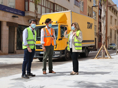 Las obras del proyecto de Adecuacin de Espacios Urbanos en Ejido Centro avanzan a muy buen ritmo 