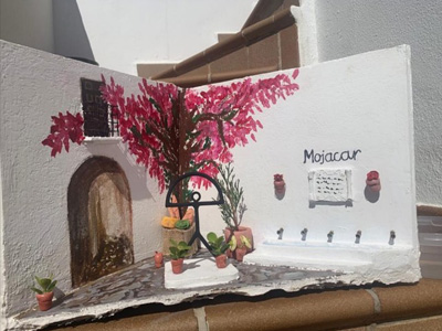 Mojcar celebra su Indalo de las Flores a travs de los alumnos del instituto Rey Alabez