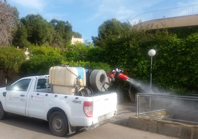 El Ayuntamiento de Mojcar intensifica la campaa de Fumigacin Antimosquitos