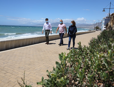 El Ayuntamiento solicita a Costas una aportación extraordinaria y urgente de arena en los litorales de Balerma y Guardias Viejas 