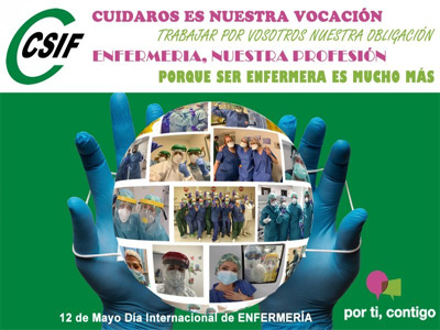 CSIF elogia el trabajo de miles de Enfermeras de Guerra en el Día Mundial de la Enfermería marcado por la pandemia
